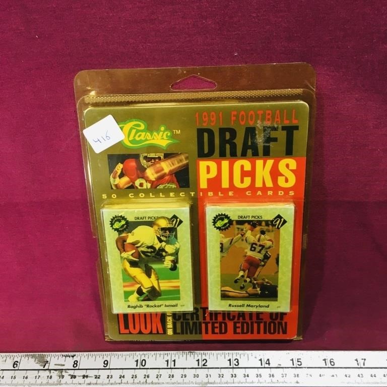 Classic 1991 NFL Draft Picks Cards Set (Sealed)