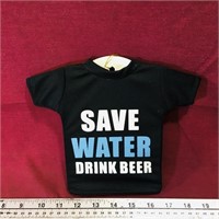 "Save Water, Drink Beer" Window Suction Ornament