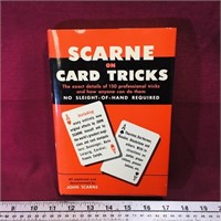 Scarne On Card Tricks 1972 Book