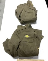 2 military jackets 38L/36EXG