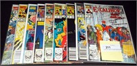 Approx 25 Excalibur Marvel Assorted Comic Books