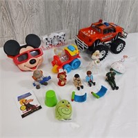 Vintage Toys Lot - Mickey Mouse Viewer