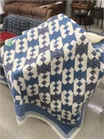 hand sewn vintage quilt