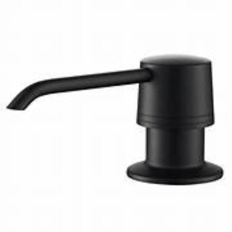 Kraus Kitchen Soap Dispenser Deck Mounted Black