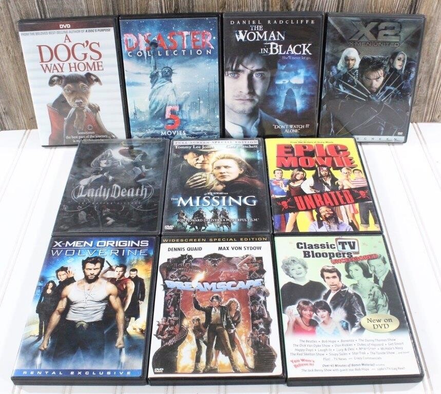 (10) Assorted DVD's