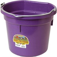 Little Giant Flat-Back Dura-Flex Plastic Bucket  2