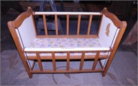 Mid Century Dream Castle baby doll crib