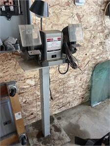 1/2 HP Bench Grinder on Stand