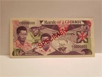 Ghana 10 Cedis 15-5-1984 P23s Specimen UNC