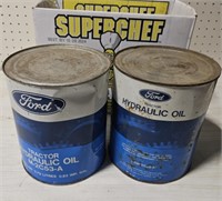 2 Ford hydraulic oil no shipping $donated to