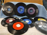 8 45 rpm Records no cover