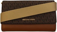 Michael Kors Brown/brown Jet Set Crossbody Bag