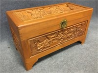 Highly Carved Wood Chest