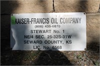 OIL FIELD LEASE SIGN