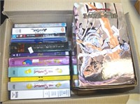 Box Anime, Simpsons and Spiderman DVDs
