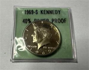 1969-S Kennedy 40% Silver Proof