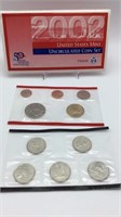 2002 U.S Mint Uncirculated Coin Set Denver