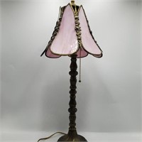 20" Pink FarberGlass Table Lamp