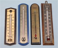 (4) Vintage Wall Thermometers