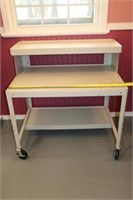 Metal Rolling Desk or Table