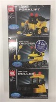 3 New Cool Builders Lego Compatible Sets