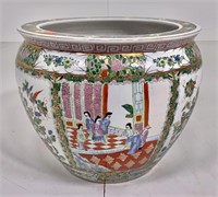 Chinese flower pot (fish bowl), Rose medallion