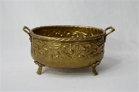 Brass Footed Bowl - 8"