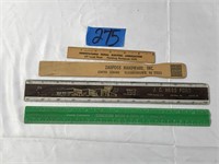 Assorted Advertising Rulers
