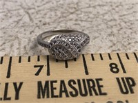 Clear Gemstone Ring