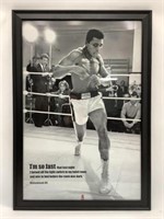 Mohammed Ali Poster, 27 x 40 in