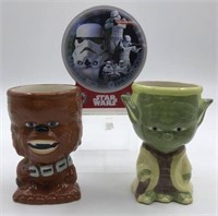Star Wars Tin & 2 Mugs Yoda & Chewy