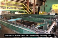 APPROX 25' 4-STRAND INCLINE RESAW INFEED TRANSFER
