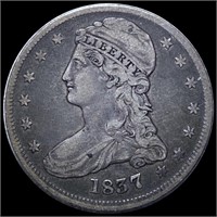 1837 Capped Bust Half Dollar NICELY CIRCULATED