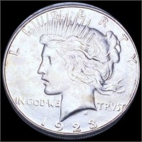 1923-S Silver Peace Dollar CLOSELY UNCIRCULATED