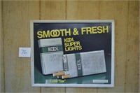 Vintage 1979 Metal Kool Cigarette Advertising