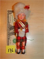 Scottish Guard 6.5" Souvenir Plastic Doll