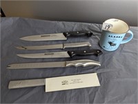 Tray Lot- Knives, Alaska Mug
