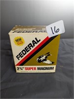 Box of  Federal  2 3/4" Magnum  Shotgun Shells