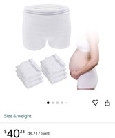 Size XXL Postpartum Mesh Underwear 6 Pack High