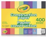 Crayola 400 Pages Construction Paper Pad, School