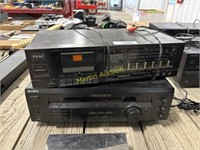 Sony Receiver with Tape Deck