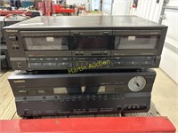 Onkyo Stereo Receiver and Tape Deck RWG