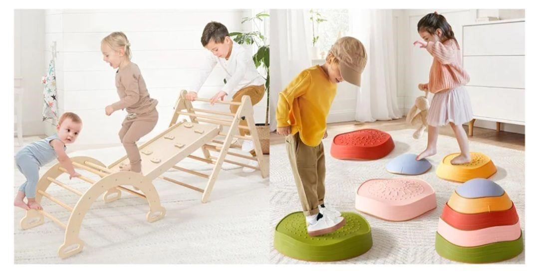Kids ages 3+ stepping stones set