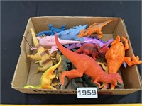 Flat of Toy Dinosaurs