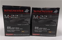 1000 Rounds Of Winchester M-22LR Cartridges In Box
