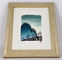 Japanese Woodblock Serigraph Print