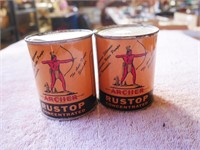 8 Fl Oz Archer Rustop Cans (NOS) - Lot of 2