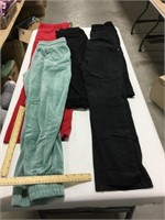 5 pairs of pants/capris-sz S