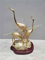 Brass Herons / Cranes - figure