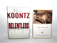 Relentless & A Big Little Life by Dean Koontz